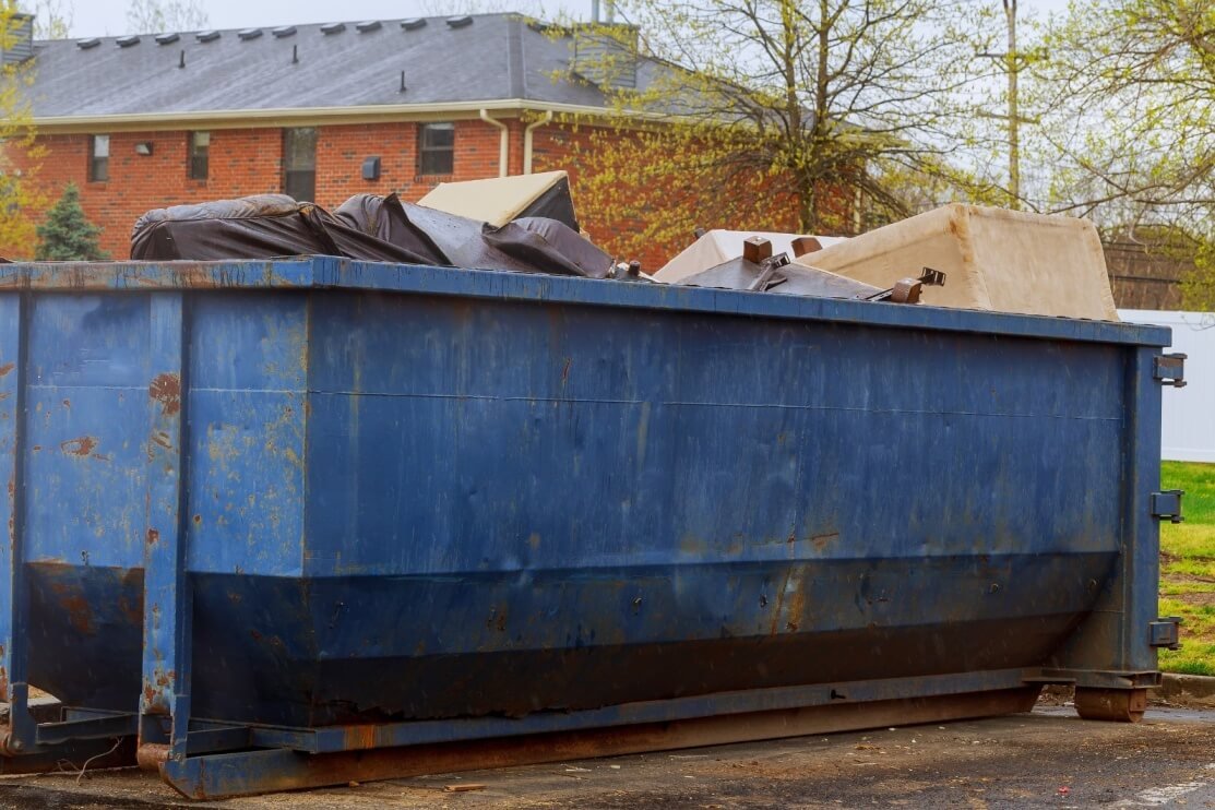 local junk removal Home Dumpster Container for local Junk Removal Cleanout!